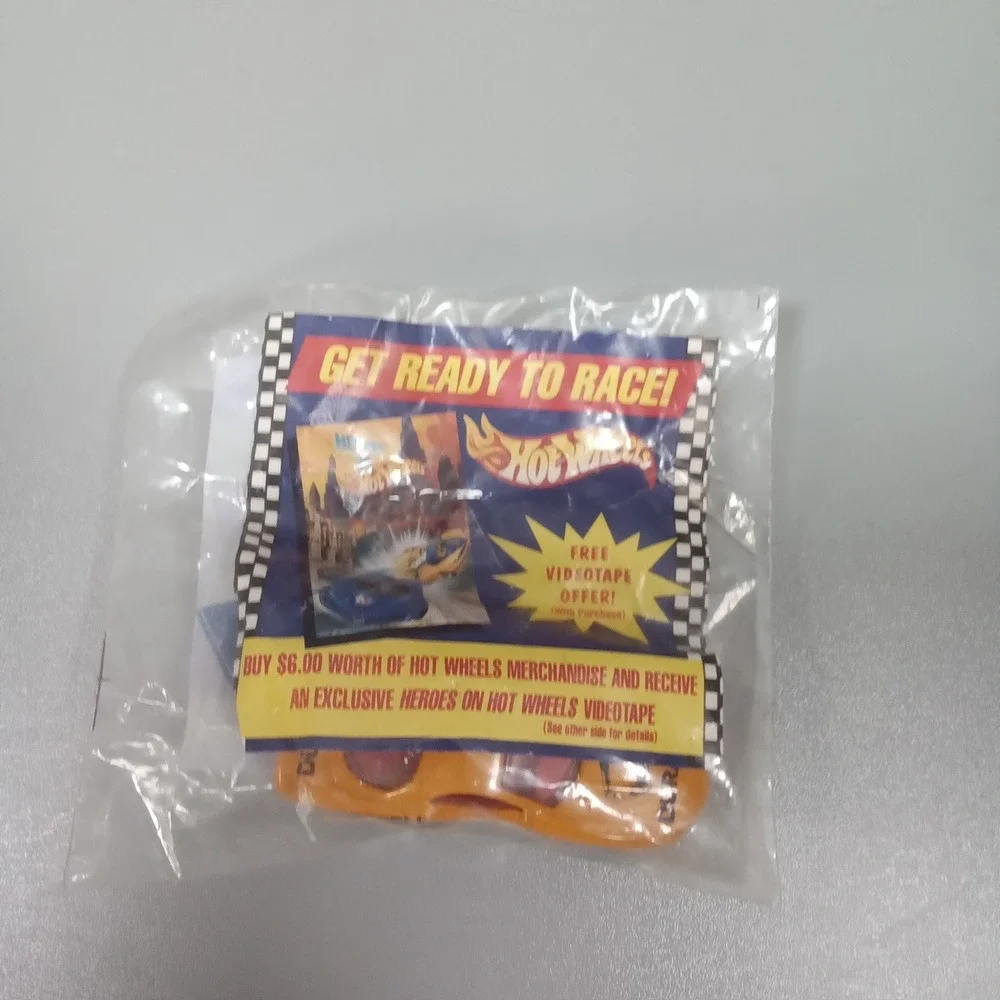 Hot Wheels 1992 McDonald's Happy‎ Meal Duracell Racer #88 Orange Sealed New